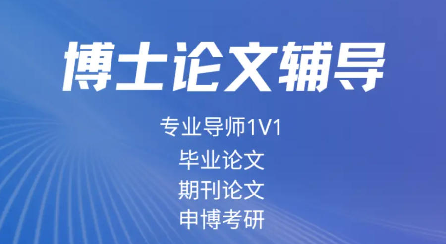 博士论文辅导指导机构