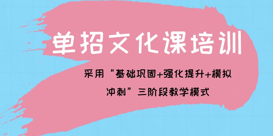 单招文化课培训班
