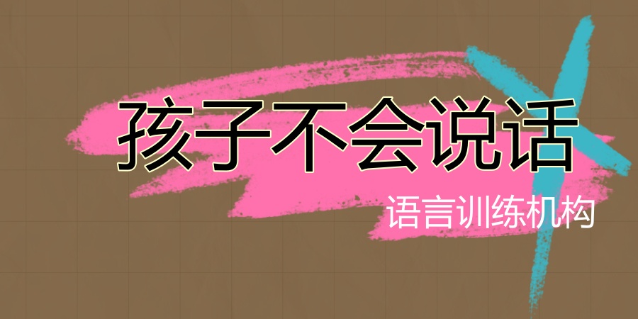 孩子不会说话语言康复训练机构