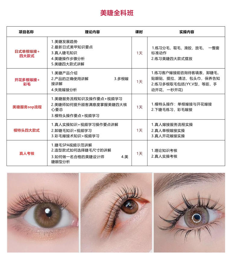 美睫培训机构哪家好