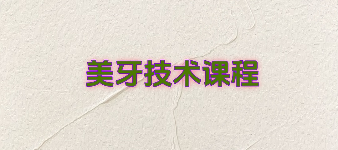 沈阳美牙技术培训机构