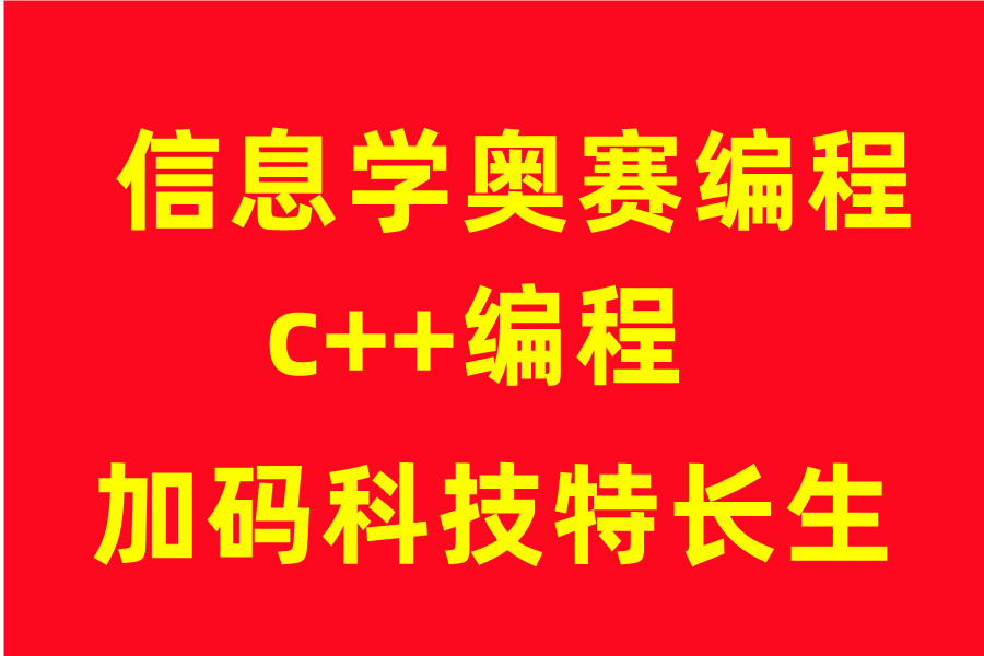 信息学奥赛编程培训