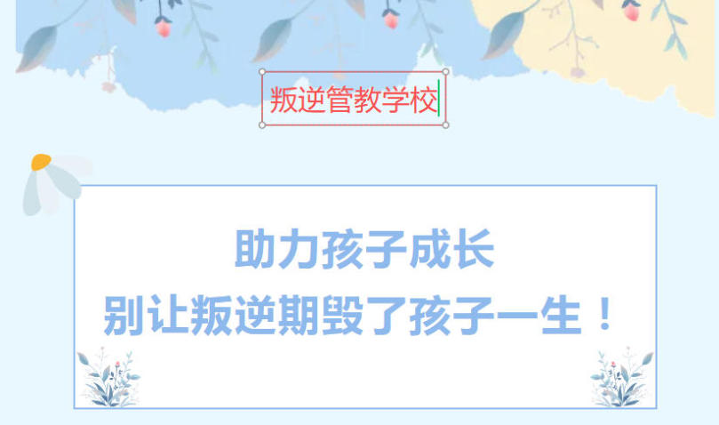 叛逆网瘾青少年封闭特训学校