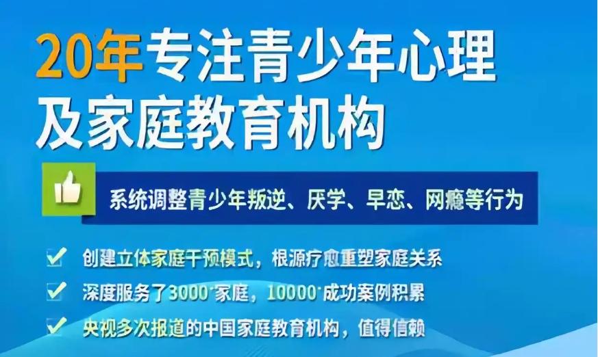 青少年网瘾戒除基地排名