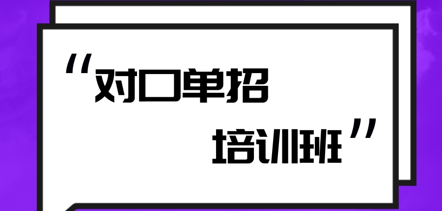 对口单招培训班
