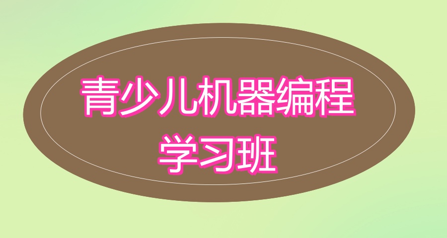 青少儿机器编程学习班