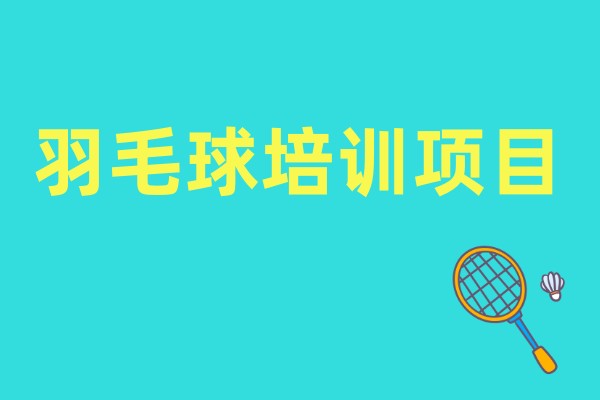 羽毛球培训项目