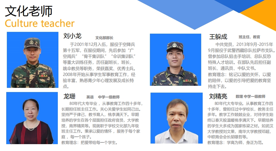 善一特训学校文化老师