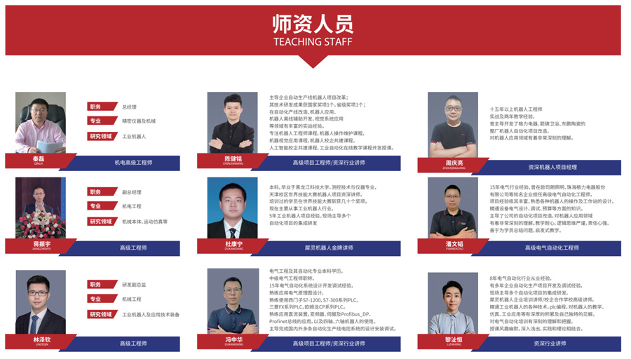 犀灵机器人师资