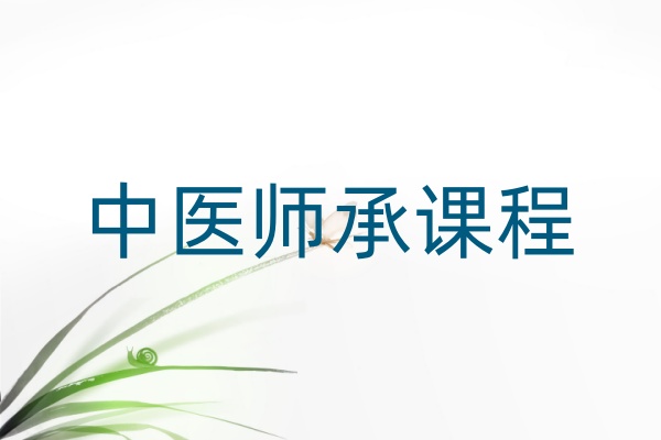 中医师承课程