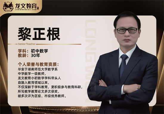 龙文教育初高中数学老师