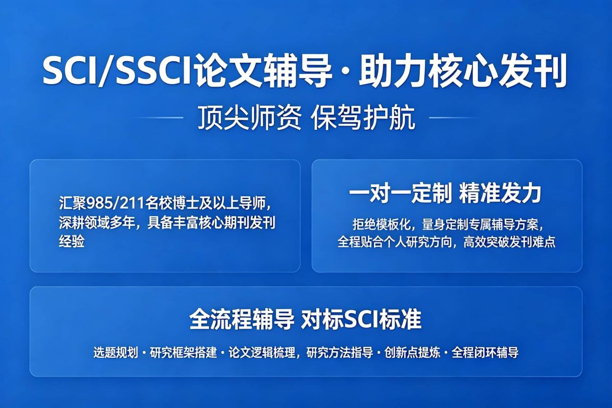 核心期刊论文指导